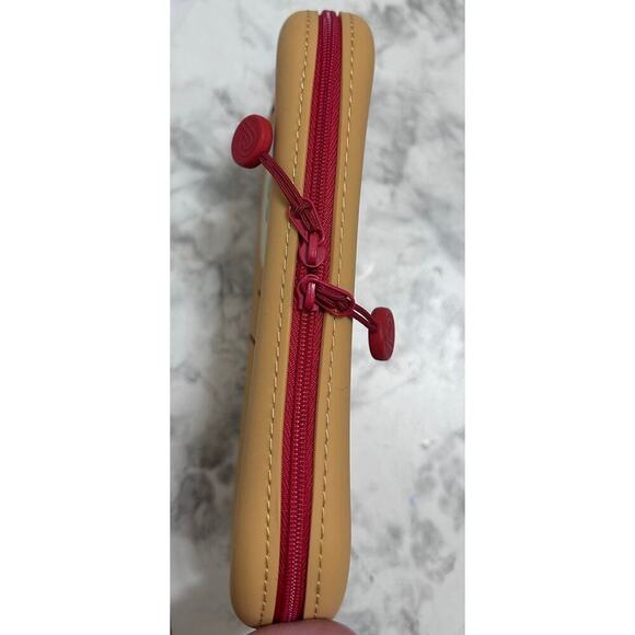 LIHIT LAB Shiba Dog Spirit Animal Soft Silicone Pouch Zip Pencil Travel Makeup - Picture 3 of 5